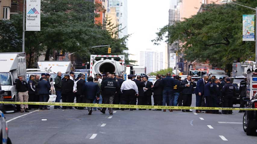 Autoridades de Nueva York hablan de acto de terror