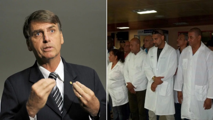 Bolsonaro afirmó que no admitirá médicos cubanos
