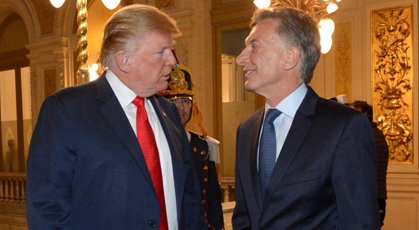 Macri le agradeció a Trump «el apoyo a la Argentina en tiempos difíciles»