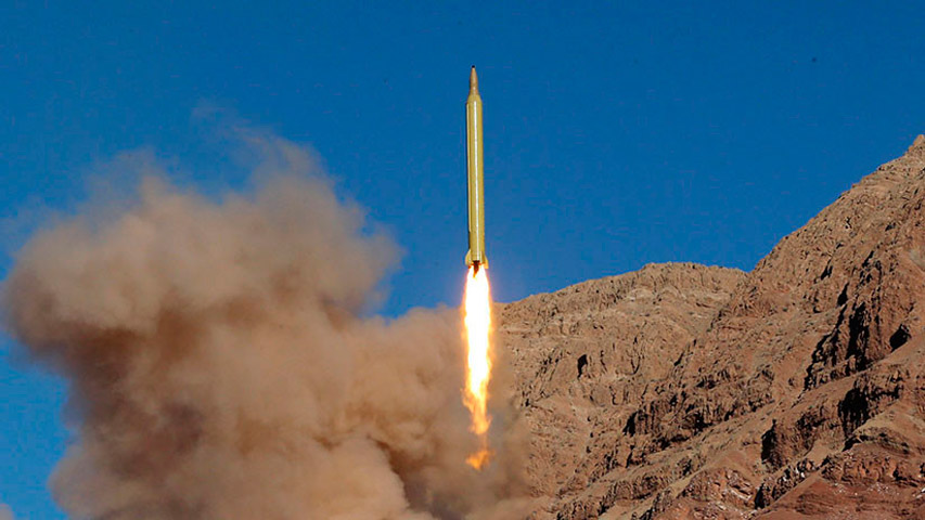 Irán confirmó una prueba reciente de misiles balísticos