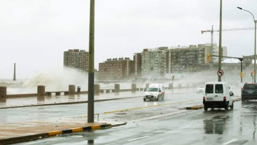 Alerta naranja en Uruguay por tormentas y lluvias