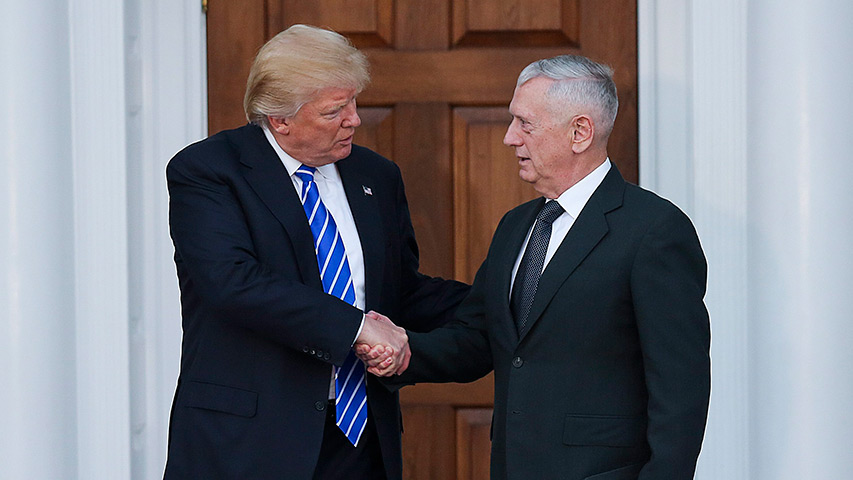 Trump anunció la salida de Mattis del Departamento de Defensa de EEUU