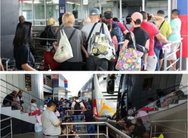 Unos 2.000 costarricenses entraron al país por Paso Canoas para tour de fin de año