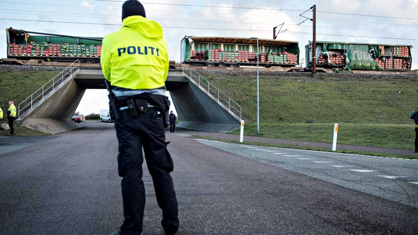 Seis personas murieron en accidente ferroviario en Dinamarca