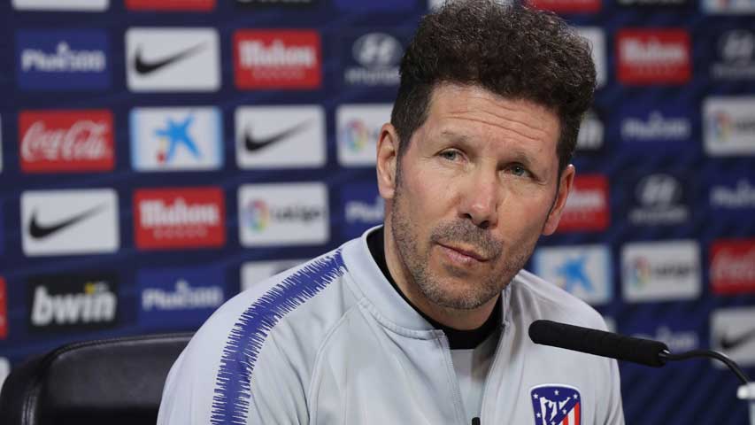 Simeone dolido tras eliminación en Copa del Rey