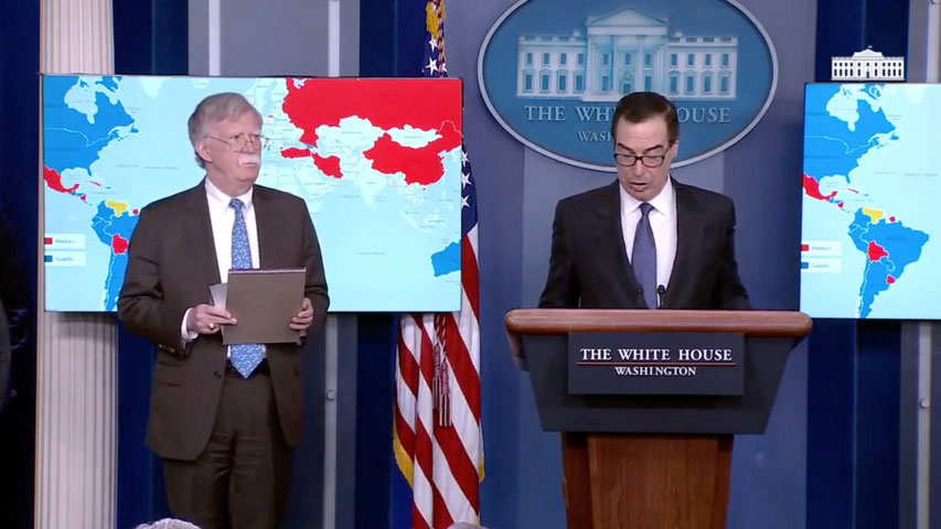 Estados Unidos sancionó a estatal petrolera de Venezuela