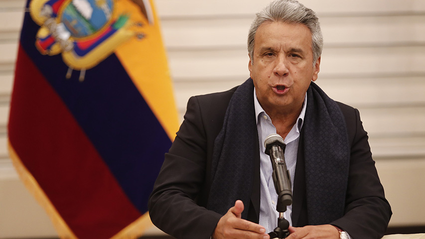 Moreno impulsará una Comisión Internacional contra la Corrupción en Ecuador