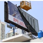 Por violación a la veda electoral remueven valla propagandística del Movin