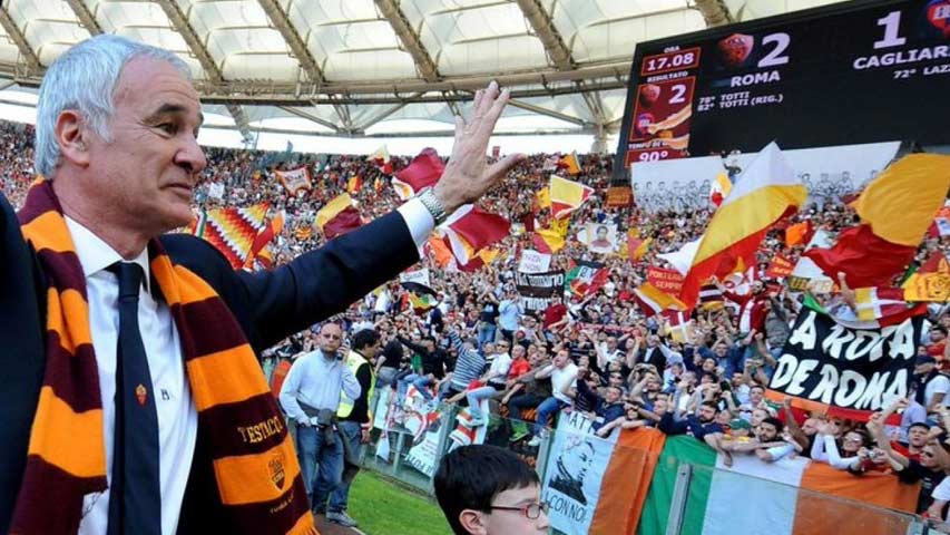 Claudio Ranieri será el nuevo técnico del Roma