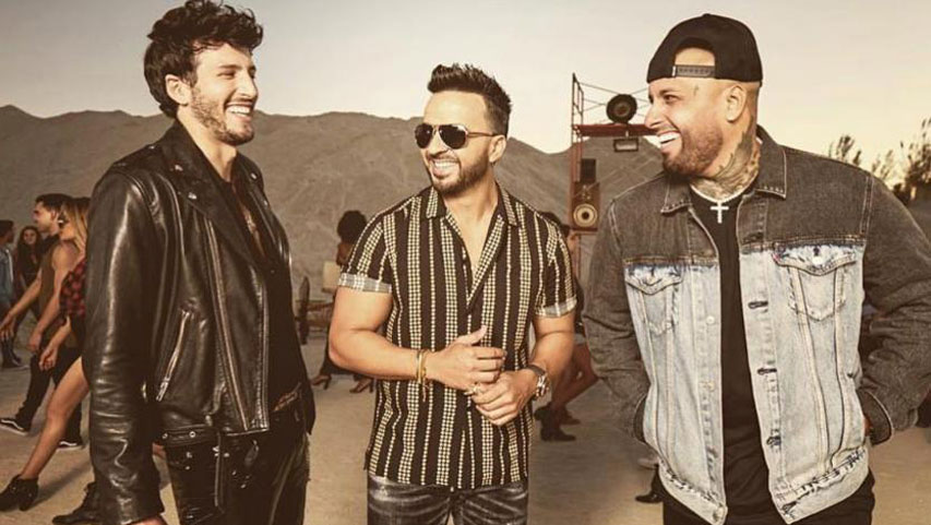 Luis Fonsi, Sebastián Yatra y Nicky Jam estrenaron “Date la vuelta”