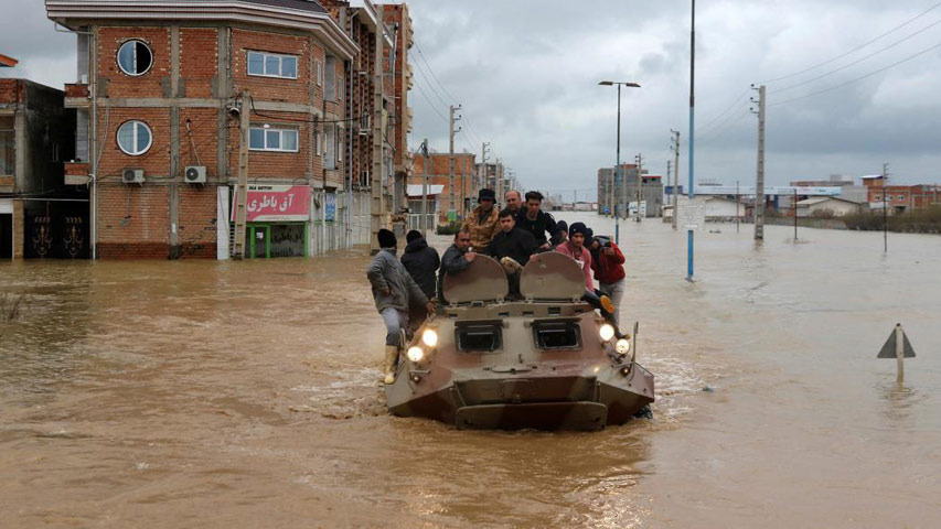 70 muertos y 791 heridos por inundaciones en Irán