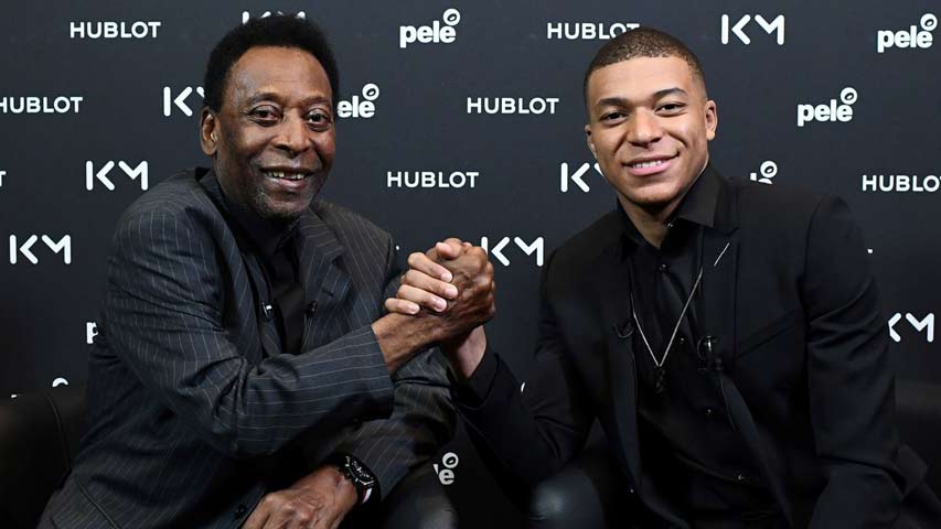 Pelé, hospitalizado en París tras su encuentro con Mbappé
