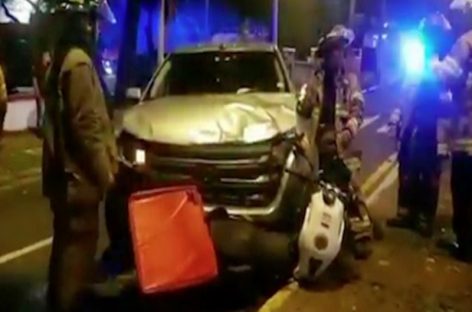 Murió un motorizado venezolano tras chocar contra vehículo  en la avenida Federico Boyd