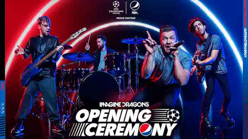 Imagine Dragons actuará antes de la final de la Liga de Campeones