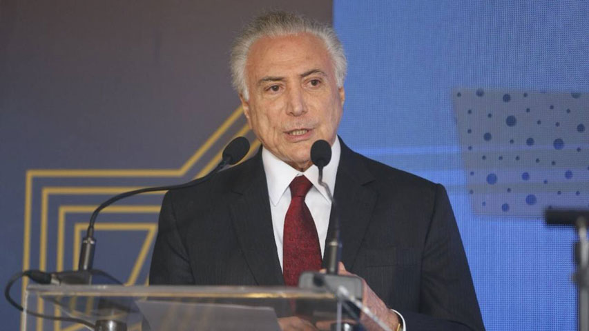 La justicia brasileña acepta nuevas acusaciones contra el expresidente Temer