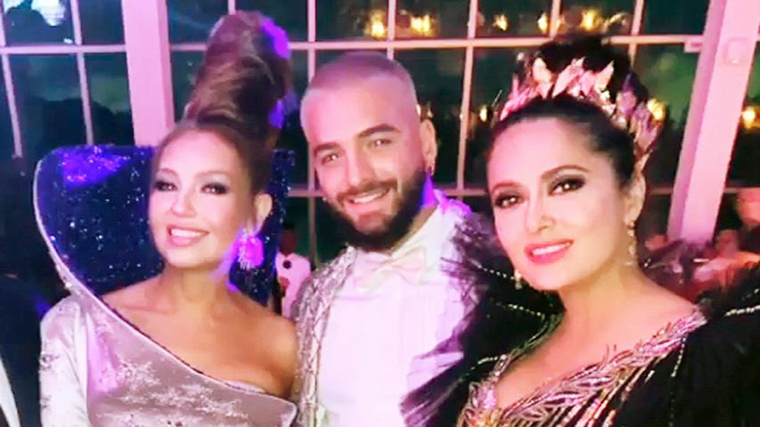 Thalía se reencuentra con Salma Hayek tras años de supuesta enemistad