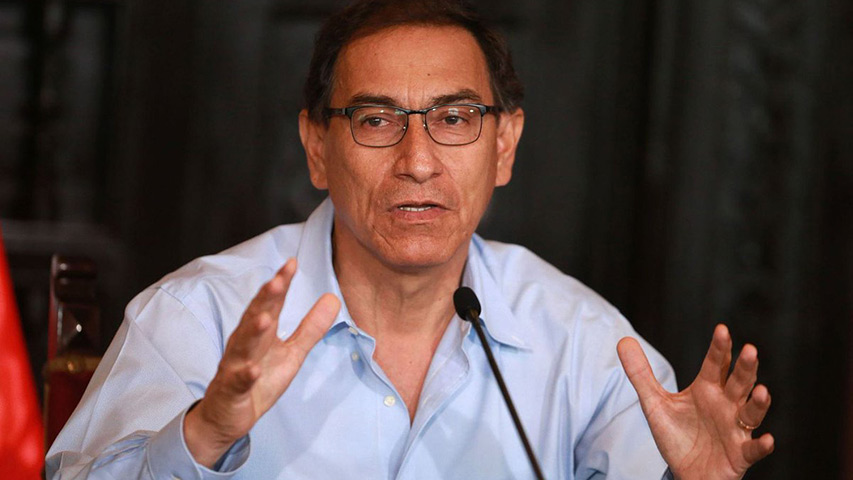Vizcarra desafía al Congreso de Perú a cuenta de la inmunidad parlamentaria