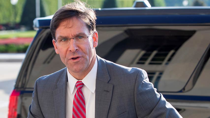 Mark Thomas Esper es el nuevo jefe del Pentágono