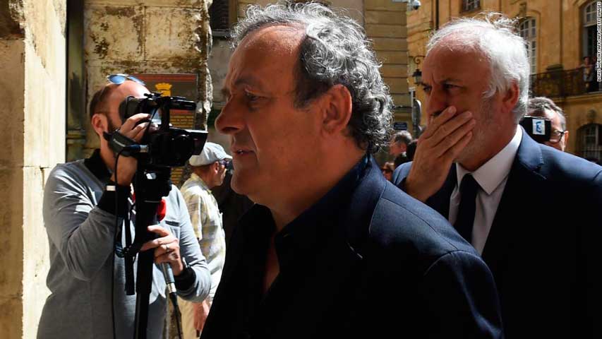 Detuvieron al expresidente de la UEFA Michel Platini en Francia