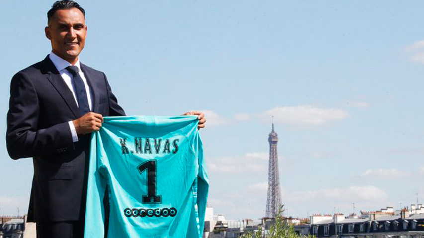 El Real Madrid traspasó a Keylor Navas al PSG