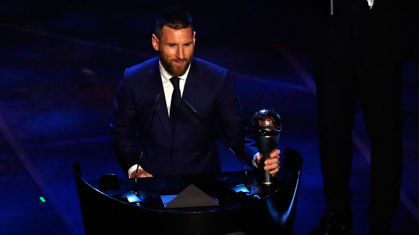 Messi ganó el «The Best» a mejor jugador del año