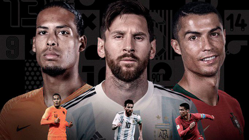 Cristiano, Messi y Van Dijk, finalistas al premio FIFA «The Best»