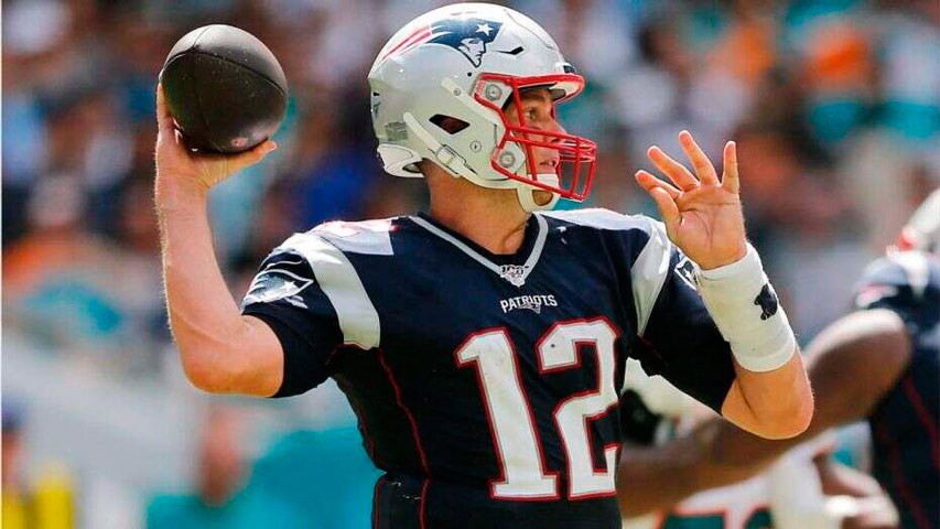 Brady logró marca de pases de «touchdown» en la NFL