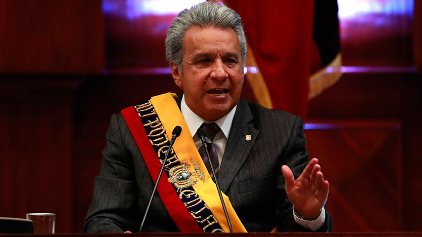 Moreno acusa a Correa y Maduro de desestabilizar su gobierno
