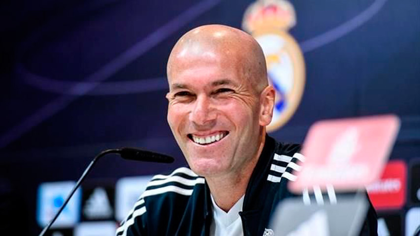 Zidane: «Estoy enamorado de Mbappé»