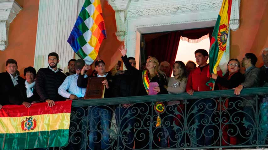Tribunal de Bolivia aceptó presidencia interina de Jeanine Áñez
