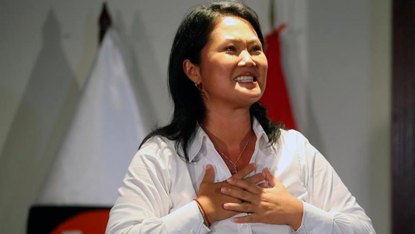 Tribunal de Perú anuló prisión preventiva de Keiko Fujimori
