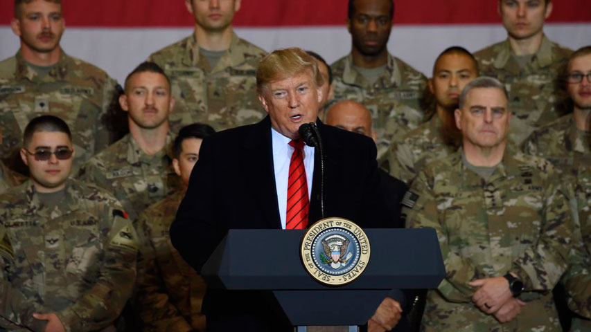 Estados Unidos espera declaración de Trump sobre ataque iraní