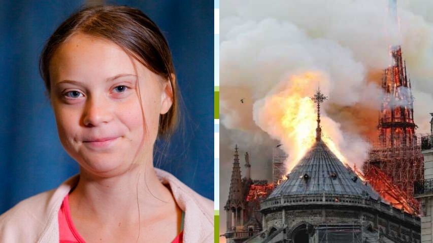 Greta Thunberg y Notre Dame, tendencias mundiales 2019 Google