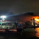 Se incendió en Miami un yate del cantante Marc Anthony