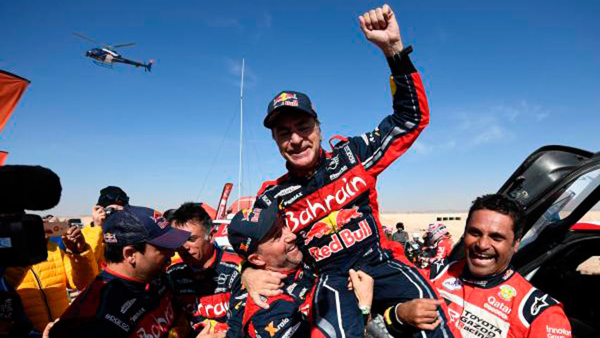 Carlos Sainz ganó su tercer Rally Dakar