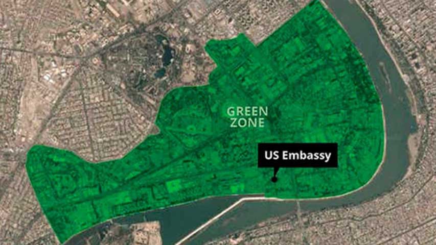 Proyectiles impactaron base militar en Bagdad con presencia de EEUU