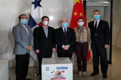 Panamá recibió de China donación de 5.000 pruebas para detectar Covid-19