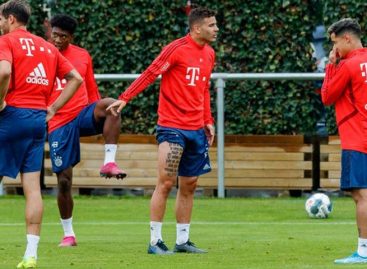 Bayern regresó a los entrenamientos en pequeños grupos