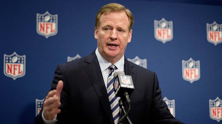 Comisionado de la NFL renuncia a su salario mientras dure el coronavirus