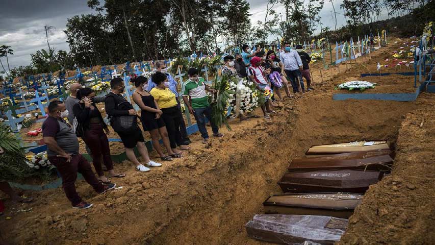 Brasil se acerca a los 45 mil decesos por la pandemia