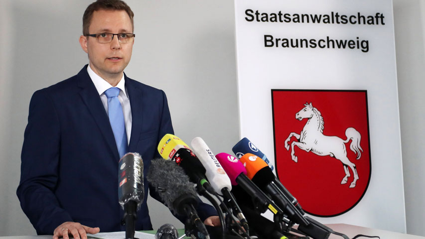 Fiscalía alemana asume que Madeleine murió a manos de sospechoso preso