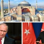 Putin traslada a Erdogan descontento por reconversión de Santa Sofía